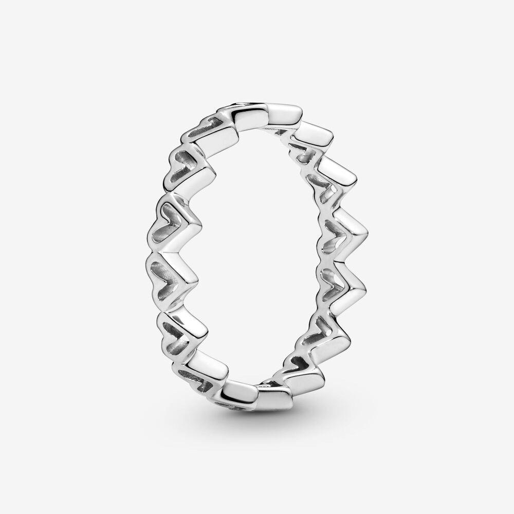 Pandora Freehand Hearts Ring